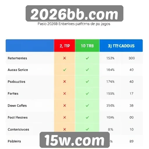 Comparação de 2026bb.com com outras plataformas de jogos